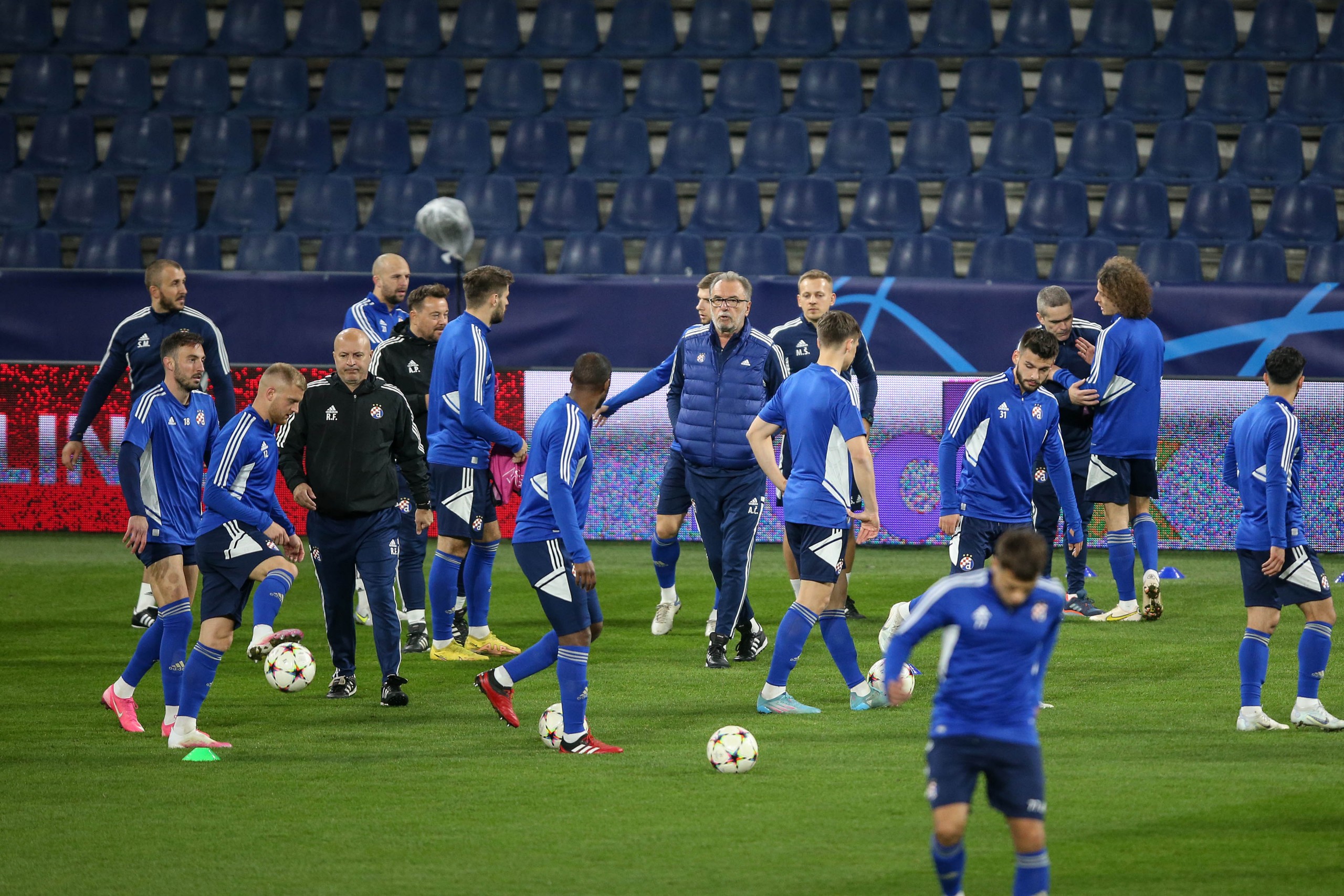 04.10.2022., stadion Salzburg, Salzburg, Austrija - Trening nogometasa Dinama uoci utakmice 3. kola UEFA Lige prvaka izmedju Red Bull Salzburga i GNK Dinamo.  Photo: Matija Habljak/PIXSELL