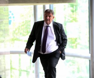 06.05.2021., Zagreb - Radmir Cacic dolazi na sastanak sastanak vladajuce vecine u Nacionalnu i sveucilisnu knjiznicu. Photo: Zeljko Hladika/PIXSELL
