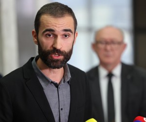 06.10.2022., Zagreb - Treci sastanak pregovarackih odbora Vlade RH i predstavnika sindikata javnih i drzavne sluzbe o sklapanju dodatka Temeljnom kolektivnom ugovoru za sluzbenike i namjestenike u javnim sluzbama i dodatka Kolektivnom ugovoru za drzavne sluzbenike i namjestenike. Pregovori ce se odrzati kroz dva sastanka i to s predstavnicima sindikata javnih sluzbi. Photo: Marko Prpic/PIXSELL