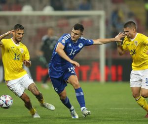 07.06.2022., stadion Bilino Polje, Zenica, Bosna i Hercegovina - UEFA Liga nacija, Liga B, skupina 3, 2. kolo, Bosna i Hercegovina - Rumunjska. Amer Gojak Photo: Armin Durgut/PIXSELL