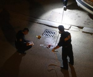 Solin: Policijski očevid na mjestu pucnjave 09.10.2018., Solin - Policijski ocevid na mjestu pucnjave u ulici Petra Kresimira 4 u Solinur"nPhoto:Ivo Cagalj/PIXSELL