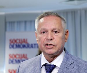 08.10.2022., Zagreb - 1. sjednica Sredisnjeg odbora stranke Socijaldemokrati. Davorko Vidovic  Photo: Emica Elvedji/PIXSELL