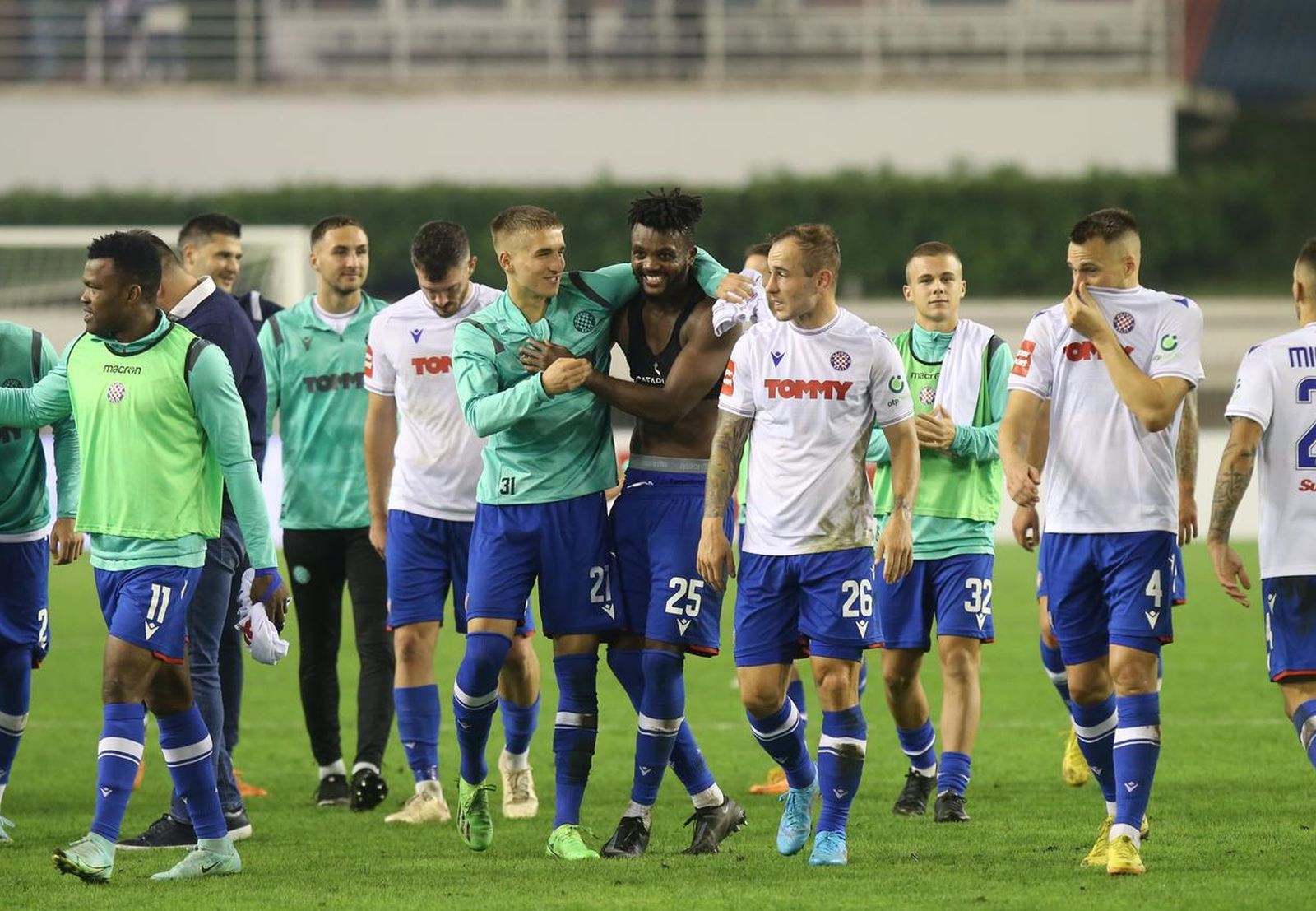 08.10.2022.,Split - Utakmica 12. kola SuperSport HNL Prve lige izmedju Hajduka i Varazdina na Poljudu. Awaziem Chidozie Collins Photo: Ivo Cagalj/PIXSELL
