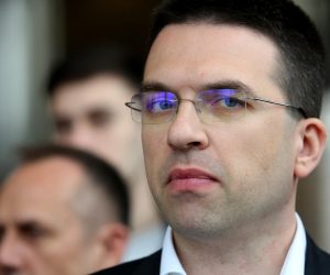 09.05.2019. ,Nacionalna i sveucilisna knjiznica, Zagreb -  Kandidati Hrvatske demokratske zajednice za izbore za Europski parlament odrzali konferenciju za medije.Tomislav Sokol. Photo: Marko Prpic/PIXSELL