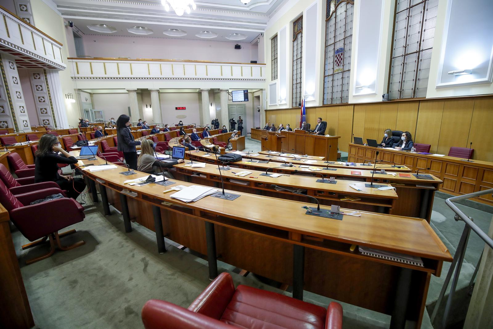 09.12.2021., Zagreb - Nastavak 9. sjednice Sabora.
  Photo: Slavko Midzor/PIXSELL