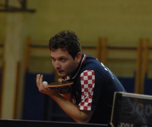 23.11.2010. Sportska dvorana, Krapina - Europska stolnoteniska liga. Hrvatska reprezentacija pobijedila je Madjarsku reprezentaciju ukupnim rezultatom 3:1. Ivan Juzbasic. Photo: Matija Topolovec/PIXSELL