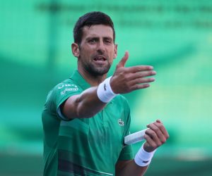 13.07.2022., Visoko, Bosna i Hercegovina - Novak Djokovic odigrao je s Ivanom Dodigom ekshibicijski teniski susret u Visokom.  Photo: Armin Durgut/PIXSELL
