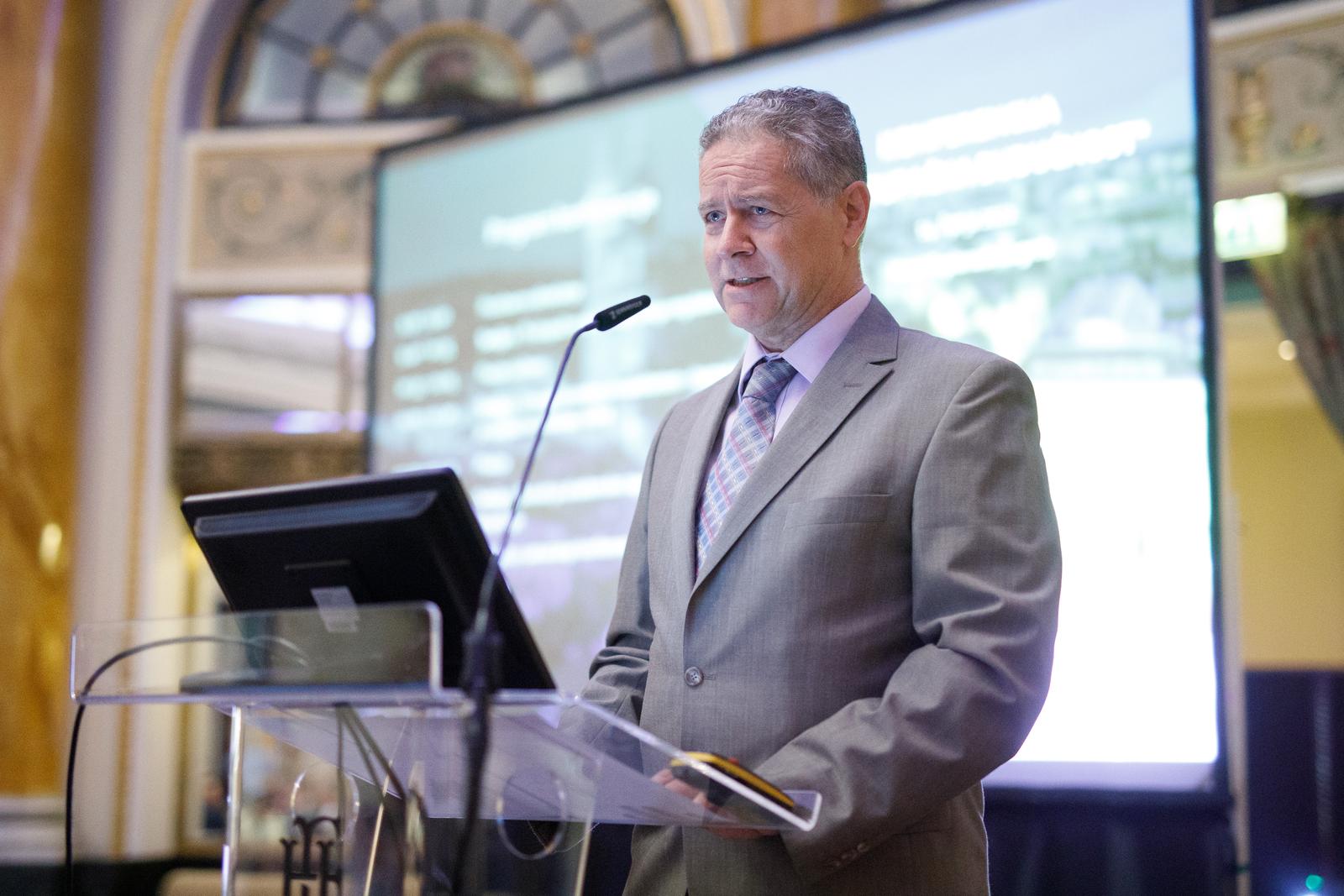 14.06.2022., Zagreb - U hotelu Esplanade odrzana je medjunarodna konferencija "Accessible Future - Pristupacna buducnost" u organizaciji Hrvatske regulatorne agencije za mrezne djelatnosti (HAKOM-a). Tonko Obuljen, predsjednik Vijeca HAKOM-a.   Photo: Davor Puklavec/PIXSELL