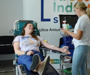 14.09.2022., Sisak - U organizaciji Gradskog drustva Crvenog kriza Sisak odrzana je akcija dobrovoljnog darivanja krvi kojoj se odazvao veliki broj davatelja.  Photo: Nikola Cutuk/PIXSELL