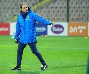 14.11.2019., Zenica, Bosna i Hercegovina - Trening nogometne reprezentacije Italije uoci kvalifikacijske utakmice za Euro 2020. protiv Bosne i Hercegovine. Izbornik Roberto MancinirPhoto: Armin Durgut/PIXSELL