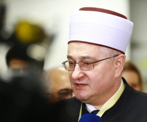 Zagreb: U Islamskom centru započela konferencija "Muslimanske zajednice u EuropI" 15.01.2019., Zagreb -  U Islamskom centru  zapocela je konferencija na temu Muslimanske zajednice u Europi - prava i duznosti.  Aziz ef. Hasanovic.rPhoto: Borna Filic/PIXSELL