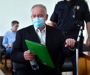 15.07.2022., Zagreb - Na Opcinskom kaznenom  sudu pocelo je sudnjenje Ivi Sanaderu po treci put za ratno profiterstvo u aferi Hypo.   Photo: Marko Lukunic/PIXSELL