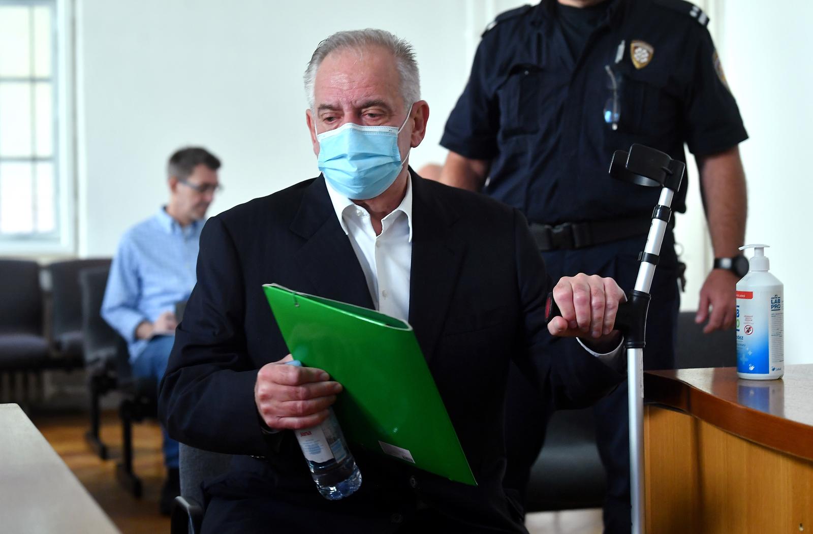 15.07.2022., Zagreb - Na Opcinskom kaznenom  sudu pocelo je sudnjenje Ivi Sanaderu po treci put za ratno profiterstvo u aferi Hypo.   Photo: Marko Lukunic/PIXSELL