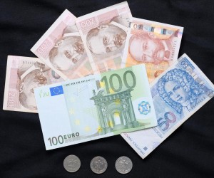 15.07.2022.,Zagreb - Vijeće za ekonomske i financijske poslove EU-a (Ecofin) usvojilo je tri konacna pravna akta koja su potrebna kako bi Hrvatska mogla uvesti euro 1. sijecnja 2023., medju kojima je i odluka o stopi konverzije kune u euro po sredisnjem paritetu 1 euro = 7,53450 kuna. Photo: Tomislav Miletic/PIXSELL