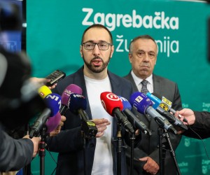 15.10.2022, Zagreb, Bocarski dom - Gradonacelnik Grada Zagreba Tomislav Tomasevic i zamjenik zupana Zagrebacke zupanije Damir Tomljenovic obislii su 19. manifestaciju "Dani hrane i tradicijskih proizvoda Zagrebacke zupanije i Grada Zagreba"
Manifestacija se odrzava u povodu Svjetskog dana seoske zene i Svjetskog dana hrane, a izlagaci ce svoje proizvode prezentirati 15. i 16. listopada od 08:00 do 18:00 sati. Photo: Jurica Galoic/PIXSELL