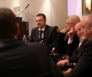 16.03.2018., Zagreb - Treci medjunarodni Zagrebacki sigurnosni forum odrzan u hotelu Sheraton. Naziv ovogodisnjeg izdanja je "Resilient Critical Infrastructure and Terrorism - National and International Cooperation", a u njegovom fokusu bili su prepoznavanje i suocavanje s izazovima koji dolaze iz domena cyber i energetske sigurnosti.  rGordan Akrap. rPhoto: Boris Scitar/Vecernji list/PIXSELL