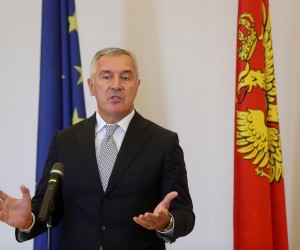 16.09.2021., Zagreb - Predsjednik Crne Gore Milo Djukanovic dao je izjavu medijima nakon sastanka s predsjednikom Republike Hrvatske Zoranom Milanovicem u Uredu predsjednika na Pantovcaku. Photo: Zeljko Lukunic/PIXSELL