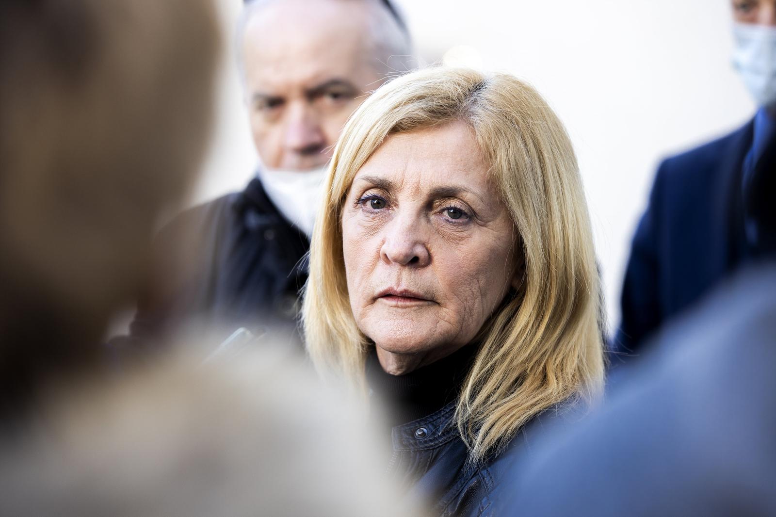 17.01.2022., Split - Predsjednik Hrvatske lijecnicke komore dr. Kresimir Luetic sa suradnicima posjetio je KBC Split.
Vikica Krolo
Photo: Miroslav Lelas/PIXSELL Photo: Miroslav Lelas/PIXSELL