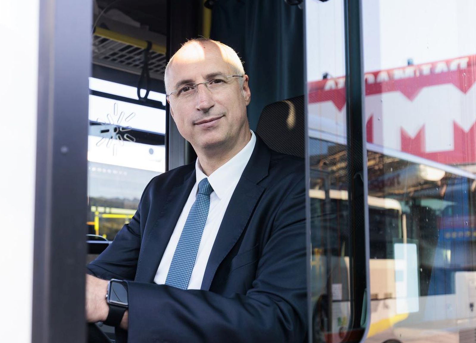 18.10.2022., Split - Zavrsna konferencija povodom nabavke novih autobusa za Promet Split.
Ivica Puljak
  Photo: Miroslav Lelas/PIXSELL