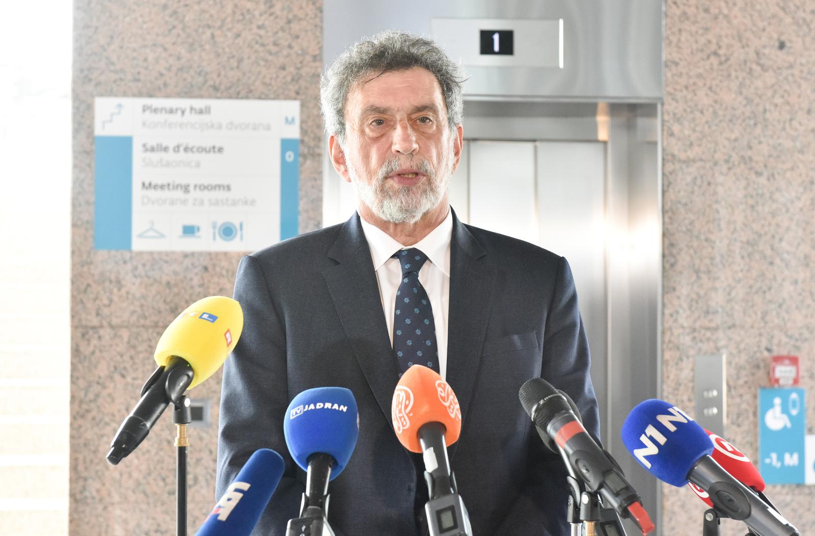 19.10.2022., Zagreb - Nakon sjednice Vlade izjave su dali ministar Radovan Fuchs i Oleg Butkovic Photo: Davorin Visnjic/PIXSELL