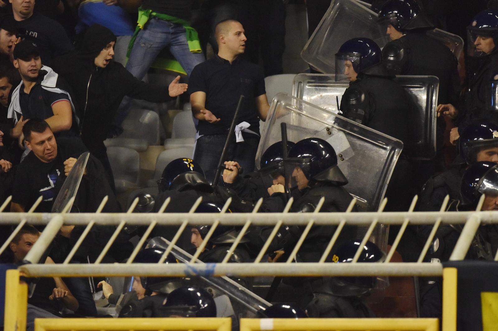 21.10.2017., Split - Nogometna utakmica 13. kola Hrvatski Telekom Prve lige, HNK Hajduk - GNK Dinamo. Photo: Hrvoje Jelavic/PIXSELL