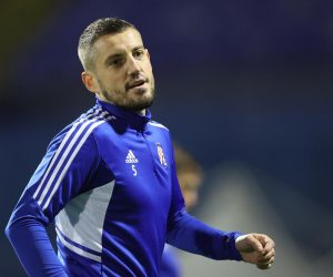 24.10.2022., stadion Maksimir, Zagreb -  Trening nogometasa GNK Dinama uoci utakmice 5. kola UEFA Lige prvaka izmedju GNK Dinama - AC Milan. Arijan Ademi. Photo: Luka Stanzl/PIXSELL