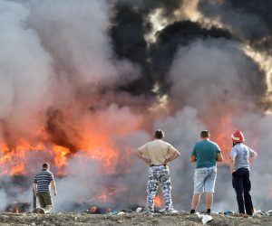 25.05.2019., Totovec - Veliki pozar na deponija smeca u Totovcu. r"nPhoto: Vjeran Zganec Rogulja/PIXSELL