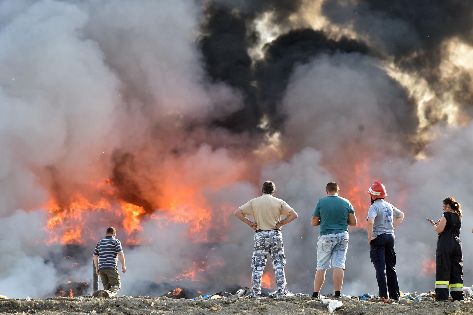 25.05.2019., Totovec - Veliki pozar na deponija smeca u Totovcu. r"nPhoto: Vjeran Zganec Rogulja/PIXSELL