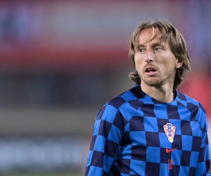 25.09.2022., stadion Ernst Happel, Bec, Austrija - UEFA Liga nacija, Liga A, skupina 1, 6. kolo, Austrija - Hrvatska. Luka Modric.  Photo: Igor Soban/PIXSELL