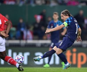 25.09.2022., stadion Ernst Happel, Bec, Austrija - UEFA Liga nacija, Liga A, skupina 1, 6. kolo, Austrija - Hrvatska. Luka Modric.  Photo: Igor Soban/PIXSELL