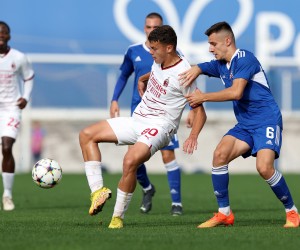 25.10.2022., Gradski stadion u Kranjcevicevoj ulici, Zagreb - UEFA Liga prvaka mladih, 5. kolo, skupina E, GNK Dinamo - AC Milan. Photo: Igor Kralj/PIXSELL