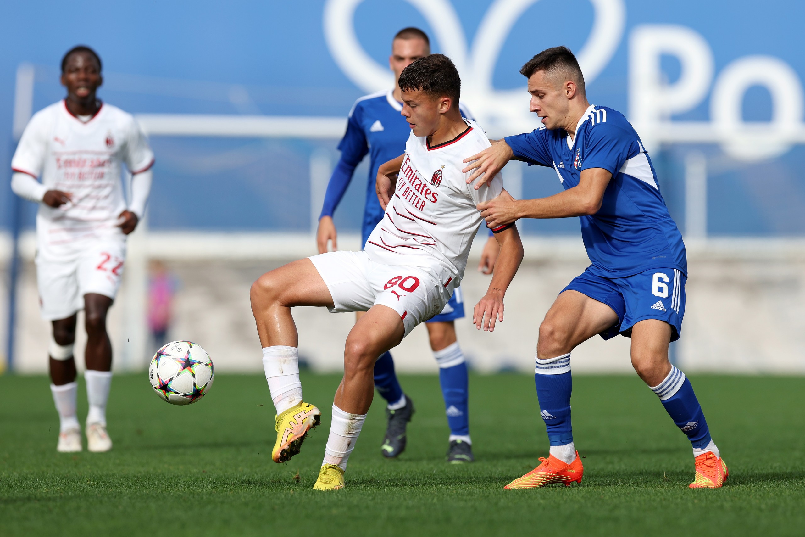 25.10.2022., Gradski stadion u Kranjcevicevoj ulici, Zagreb - UEFA Liga prvaka mladih, 5. kolo, skupina E, GNK Dinamo - AC Milan. Photo: Igor Kralj/PIXSELL