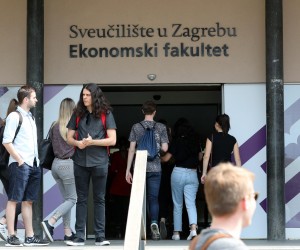 26.04.2018., Zagreb - Sveuciliste u Zagrebu, Ekonomski fakultet.  "nPhoto: Robert Anic/PIXSELL