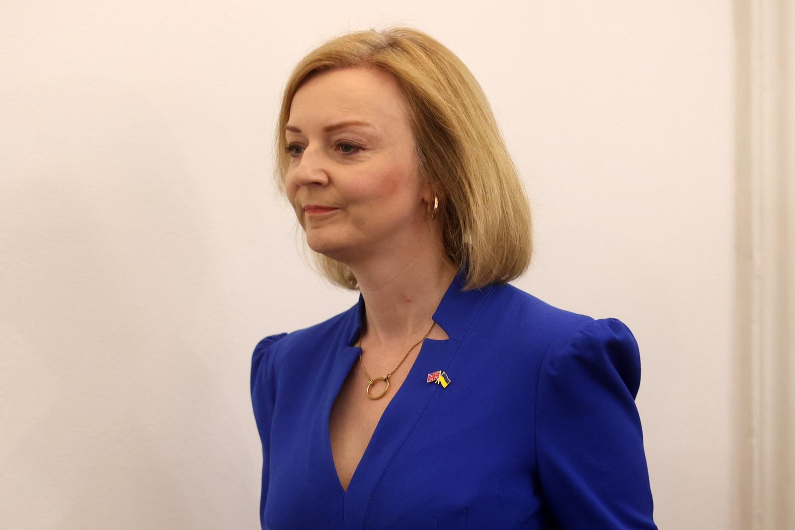 26.05.2022., Sarajevo, Bosna i Hercegovina - Konferencija za medije ministrice vanjskih poslova BiH Bisere Turkovic i drzavne tajnice za vanjske poslove, Commonwealth i razvoj Ujedinjenog Kraljevstva Velike Britanije i Sjeverne Irske Elizabeth Truss.

 Photo: Armin Durgut/PIXSELL