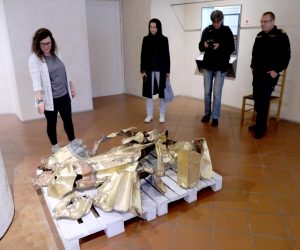 26.10.2022., Zagreb - U Muzeju grada Zagreba postavlja se u suradnji s Javnom vatrogasnom postrojbom Zagreb izlozba ZG POTRES. HALO 193. Autorica koncepcije izlozbe je kustosica Iva Kranjec. Photo: Patrik Macek/PIXSELL
