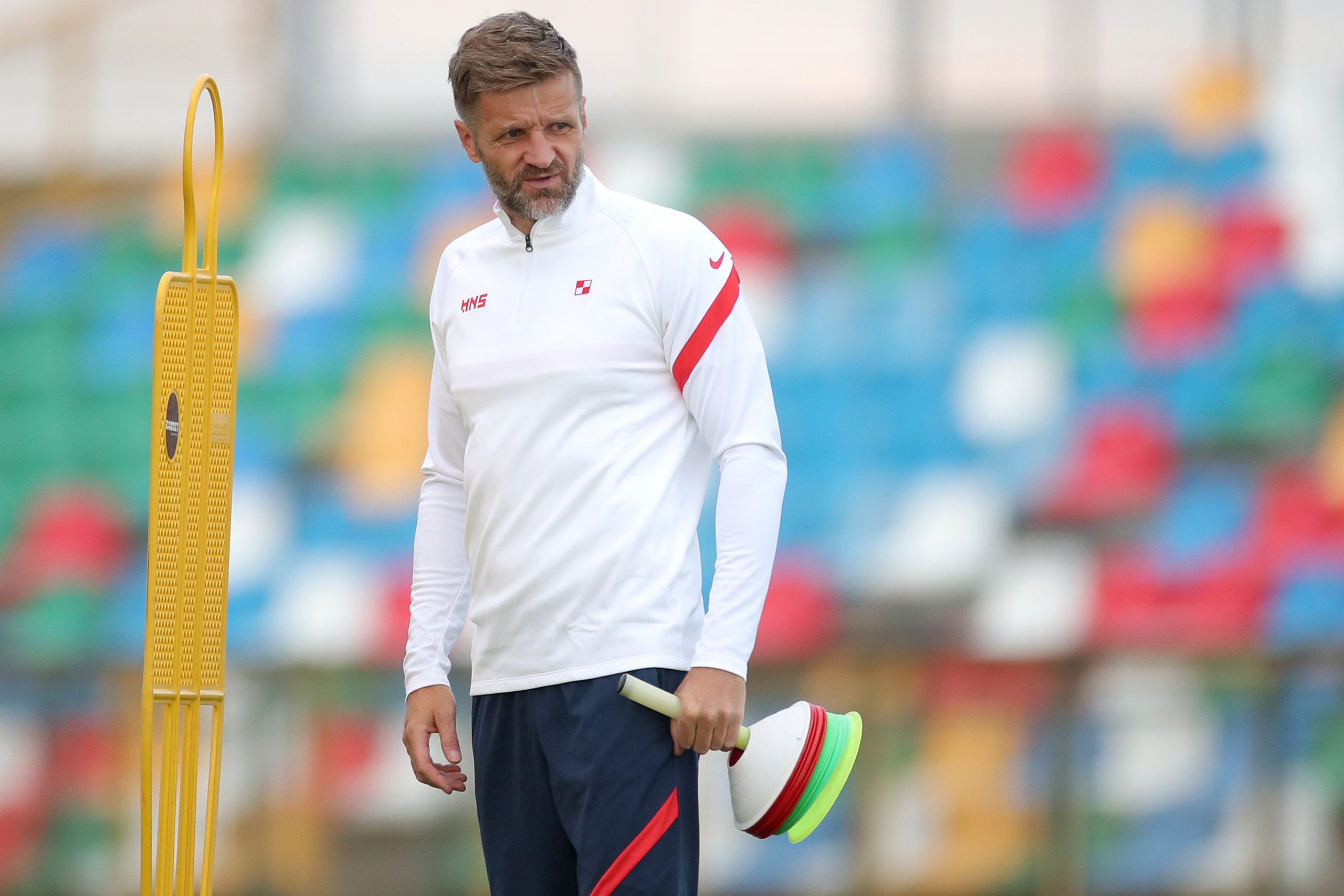 30.08.2021., Velika Gorica, Hrvatska - Trening hrvatske nogometne reprezentacije U21 na gradskom stadionu Velika Gorica. Izbornik Igor Biscan.rPhoto: Igor Kralj/PIXSELL