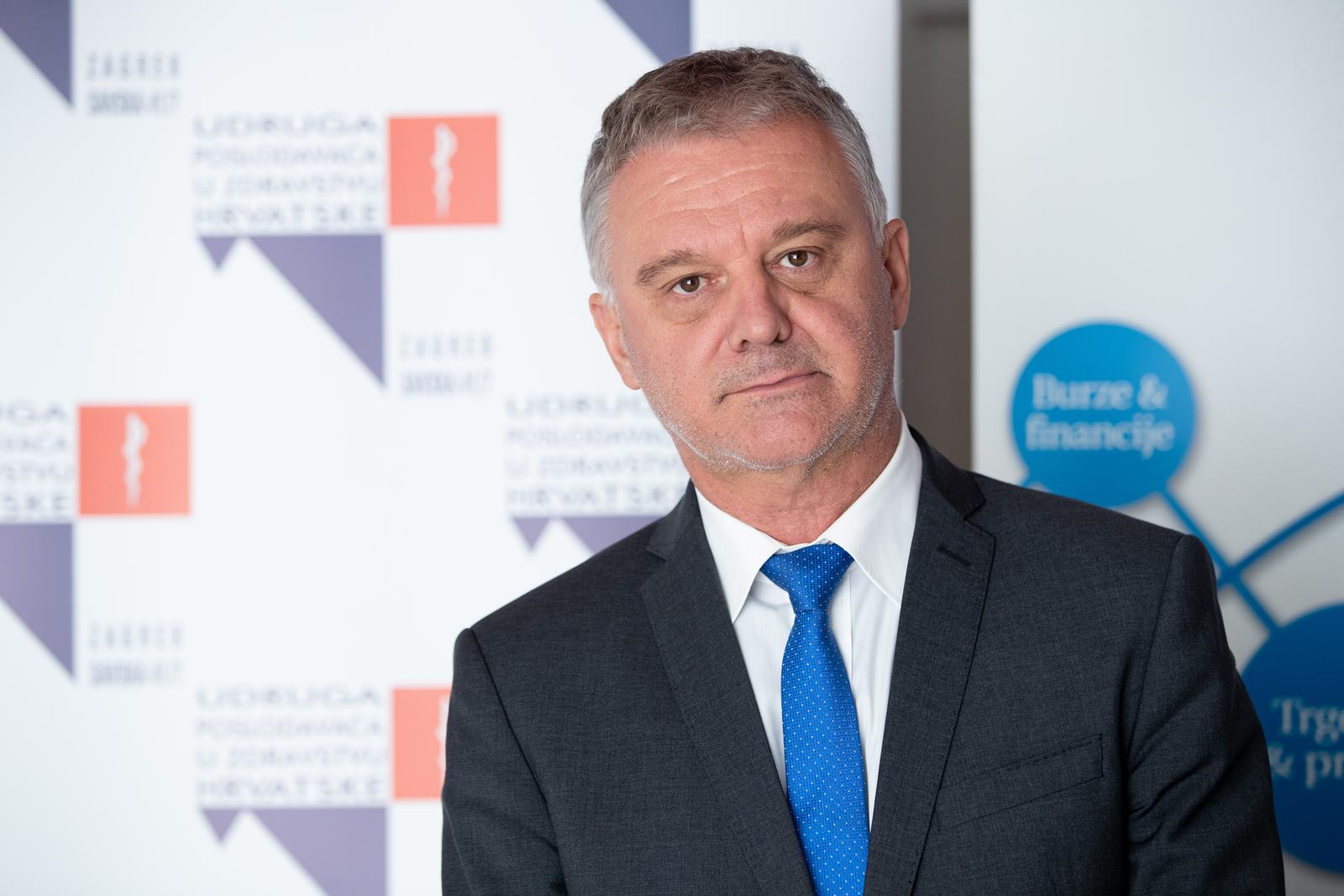 30.09.2019., Zagreb - Okrugli stol Poslovnog dnevnika - "Hrvatski zdravstveni sustav-izazovi i mogucnosti". Drazen Jurkovic.rPhoto: Davor Puklavec/PIXSELL