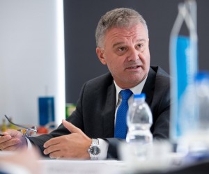 30.09.2019., Zagreb - Okrugli stol Poslovnog dnevnika - "Hrvatski zdravstveni sustav-izazovi i mogucnosti". Drazen Jurkovic.rPhoto: Davor Puklavec/PIXSELL