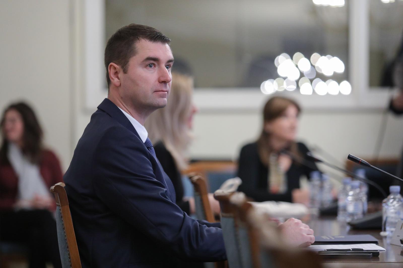 31.10.2022., Zagreb - U Saboru je odrzana 48. tematska sjednica Odbora za gospodarstvo. Davor Filipovic, ministar gospodarstva i odrzivog razvoja Photo: Tomislav Miletic/PIXSELL
