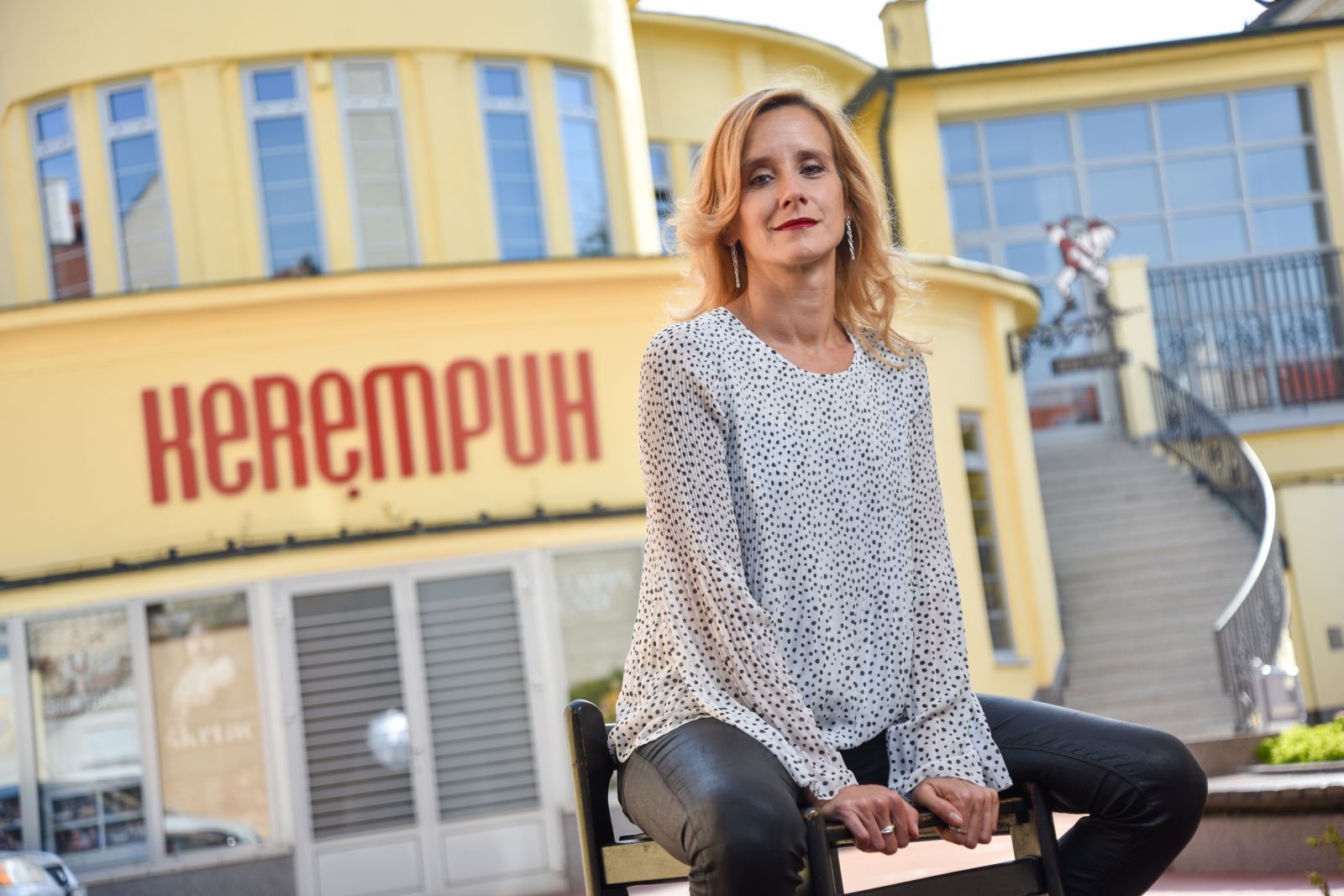 07.10.2022., Zagreb - Sonja Kovacic, ravnateljica kazalista Kerempuh. 

Photo Sasa ZinajaNFoto