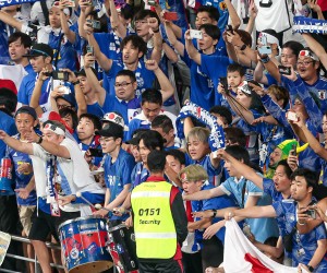 RECORD DATE NOT STATED November 23, 2022. - Doha, Qatar. - Khalifa International Stadium. FIFA World Cup, WM, Weltmeisterschaft, Fussball 2022. Group E. Germany v Japan. In picture: Japan players celebreate scoring a goal DmitryxGolubovich