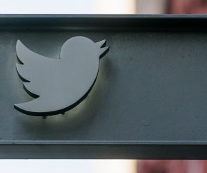 epa10286302 Signage at the Twitter offices in New York, New York, USA, 04 November 2022. The company is reportedly laying off closer to half of its employees as part of change in corporate strategy related to Elon Musk's purchase of the company on 27 October 2022.  EPA/JUSTIN LANE