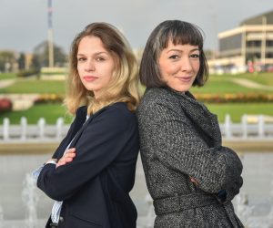 11.11.2022., Zagreb - Lana Bobic i Lucija Markovic, Poslanica nesvrstanima, clanovi LGBTQ zajednice kao vjernici u crkvi. 

Photo Sasa ZinajaNFoto