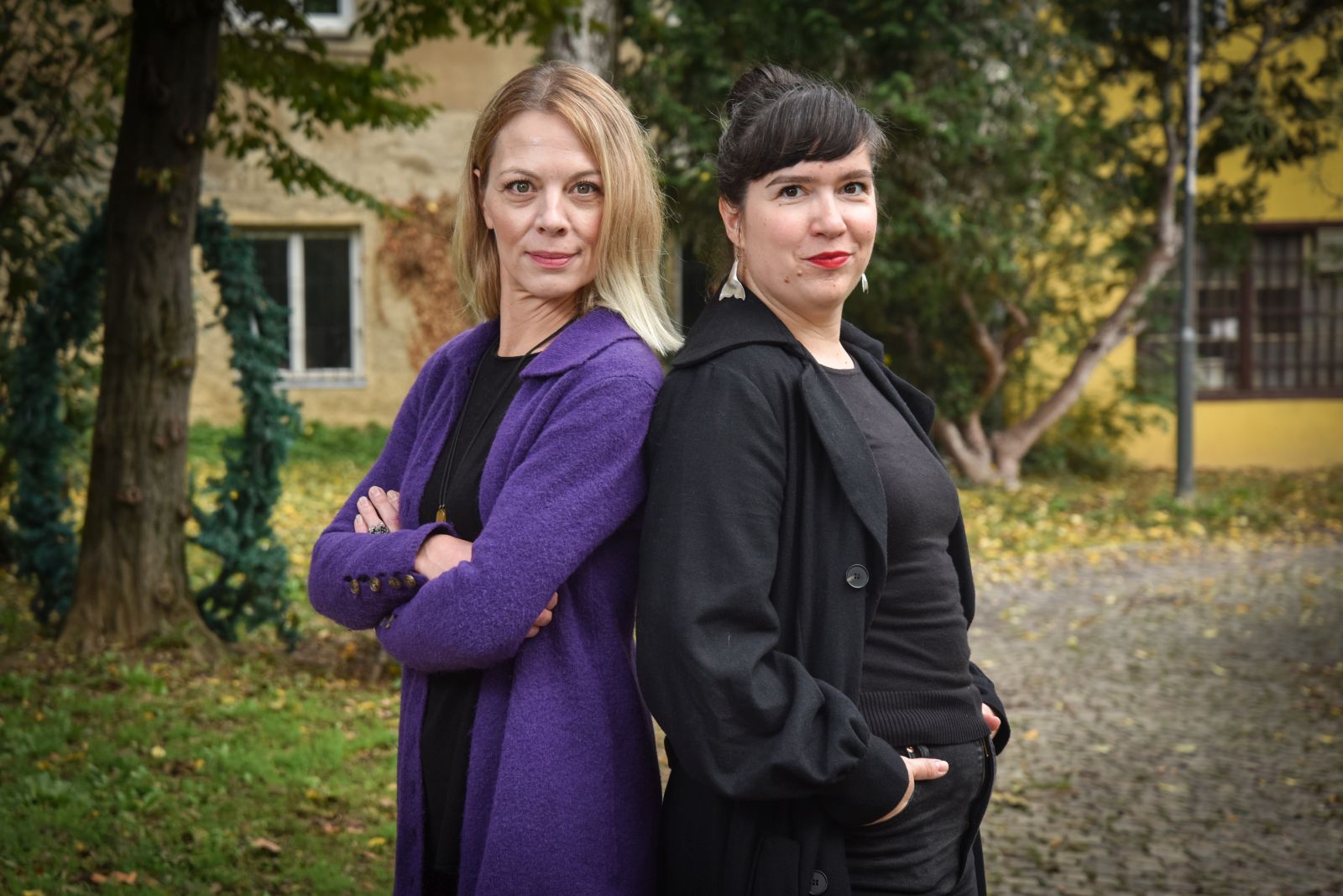 27.10.2022., Zagreb - Nora Krstulovic, redteljica i Nina Horvat, dramaturginja. 

Photo Sasa ZinajaNFoto