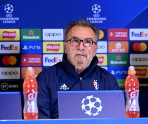 01.11.2022., London - Stamford Bridge stadion, press konferencija GNK Dinama uoci sutrasnje utakmice Lige prvaka Chelsea FC -  GNK Dinamo. Ante Cacic, trener. 
  Photo: Marko Lukunic/PIXSELL