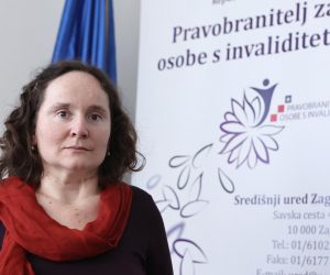 02.02.2022., Zagreb - Konferencija za medije Ureda pravobraniteljice za osobe s invaliditetom, i predstavljanje promotivnog videa "Pristupacnost kao ljudsko pravo" izradjen u suradnji 8. Centra znanja i Pravobranitelja za osobe s invaliditetom. Photo: Marko Prpic/PIXSELL