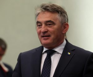 02.10.2022., Sarajevo, Bosna i Hercegovina - Zeljko Komsic proglasio pobjedu kao Hrvatski clan Predsjednistva BiH. Photo: Armin Durgut/PIXSELL