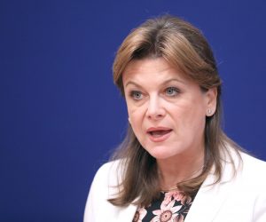 04.10.2022., Zagreb - Na konferenciji za medije odrzanoj u Saboru zastupnica Karolina Vidovic Kristo govorija je o temi "Tuzba PPD-a protiv mene, cinjenice vezane uz tu tvrtku te organizirani pokusaj onemogucavanja borbe protiv korupcije".
 Photo: Patrik Macek/PIXSELL