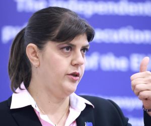 04.11.2022., Zagreb - Kuca Europe. Europska javna tuziteljica Laura Codruta Kovesi odrzala je konferenciju za medije. Photo: Sanjin Strukic/PIXSELL