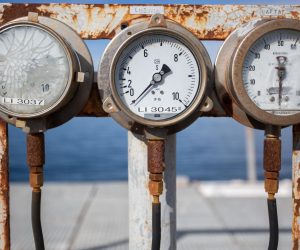 06.02.2018., Omisalj - Lokacija buduceg plutajuceg LNG terminala (prihvatni terminal za ukapljeni prirodni plin na otoku Krku) u sklopu postrojenja Dina- Petrokemije kojem se protive zastupnici otoka Krka. "nPhoto: Nel Pavletic/PIXSELL